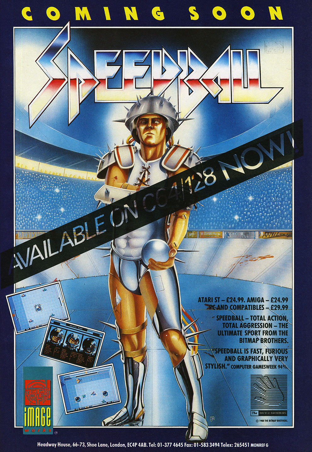 Speedball — tape / cassette inlay
