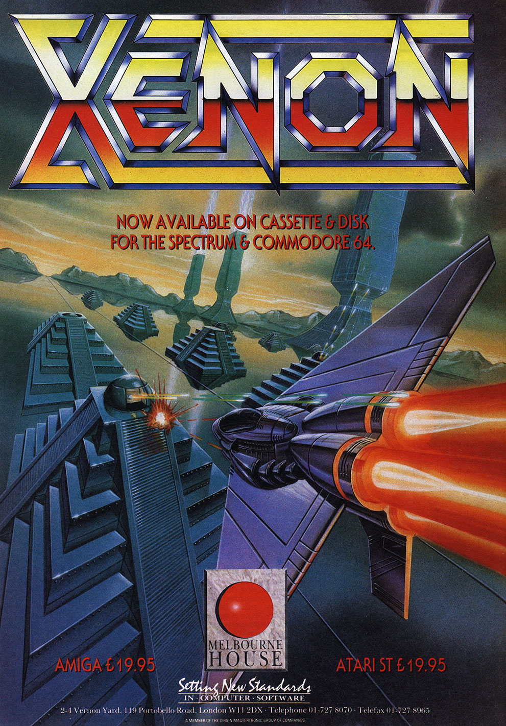 Xenon — tape / cassette inlay